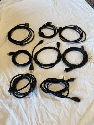 Bag of Eight (8) HDMI Cables - Image 1 of 4