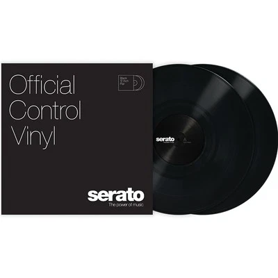 Performance Control Vinyl Serato Schwarz 2 x 12 Zoll Timecode Dubplates in black - Bild 1 von 3
