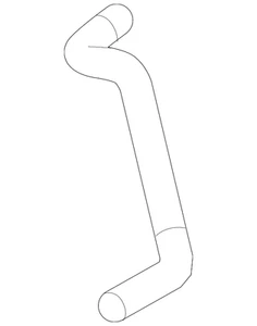 Genuine GM Radiator Coolant Hose 15294029 - Picture 1 of 4