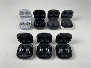 Samsung Galaxy Buds2, Galaxy Buds2 Pro, Galaxy Buds Live Assorted - Lot of 7 - Picture 1 of 9