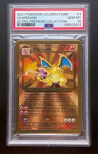 Charizard 2021 Pokemon Celebrazioni Collezione Ultra Premium #4 PSA 10 - Foto 1 di 3