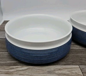 Denby Langley Chatsworth servizio ciotola gres blu/bianco  - Foto 1 di 7