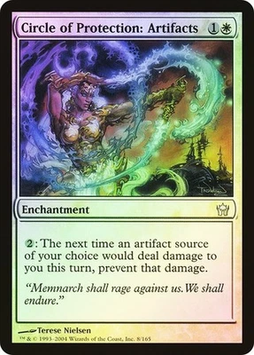 Fifth Dawn  MTG  FOIL   Circle of Protection: Artifacts  Magic - Image 1 of 2
