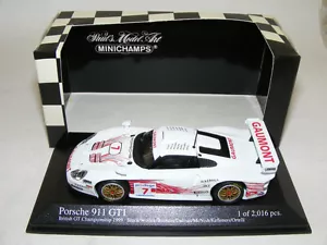 1/43 Minichamps Porsche 911 GT1 1999 British Championship car #7 - Picture 1 of 1