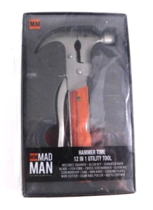 NEW SEALED MM Mad Man Hammer Time 12 in 1 Multi-Tool Car Truck Camping Backpack - Picture 1 of 5