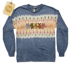 Grateful Dead Long Sleeve Dancing Bear Track Dancing Bears DEAD HEAD Shirt - Picture 1 of 1