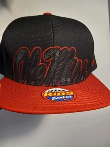 NEW Ole Miss Rebels Zephyr Blue/Red Snapback Baseball Hat Cap Kids - Picture 1 of 7