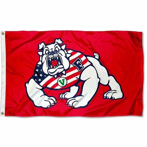 Fresno State Bulldogs USA Flag Patriotic Flag Large 3x5 Cover