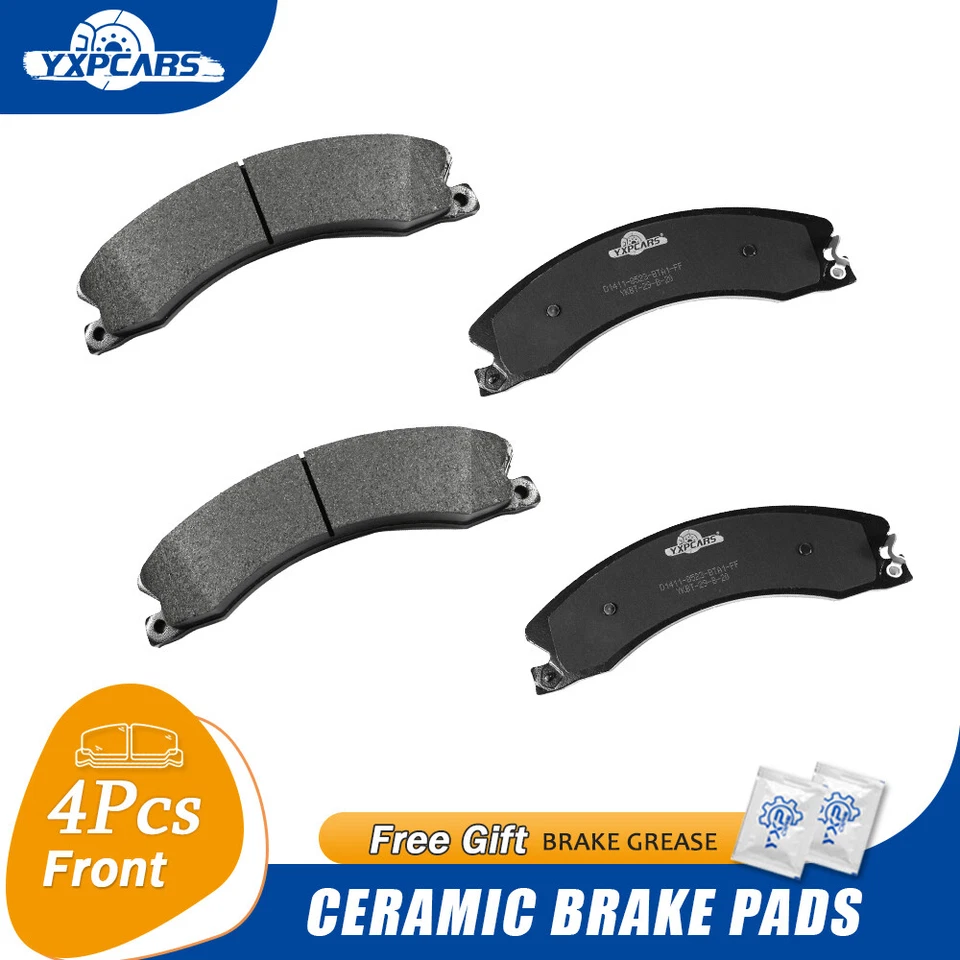 Pastillas de freno traseras de cerámica para Chevrolet Silverado 2500 HD 3500 HD 2011-2016 Foto 1 de 4