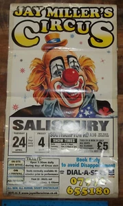 UK Jay Miller's Circus Poster - Salisbury - 13 x 23............................p - Bild 1 von 3