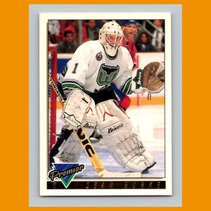 Tarjeta de hockey Sean Burke #241 1993 O-Pee-Chee Premier Gold Hartford Whalers NHL CASI NUEVA - Imagen 1 de 3