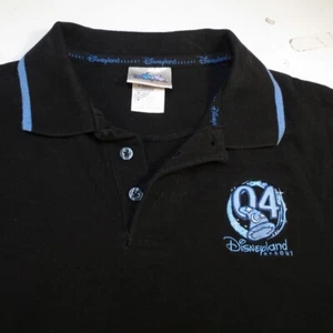 CAMISA POLO DISNEYLAND RESORT 2004 MICKEY MOUSE Fantasía Para Hombre M Negra - Imagen 1 de 3