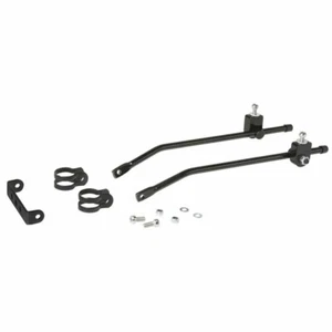 Fahrrad Gepäckträger Befestigungsset universal schwarz U-Platte+Klemmen Adapter - Bild 1 von 3