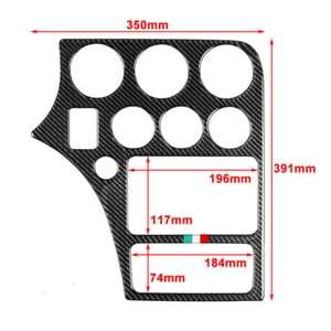 Center Console CD AC Panel Cover Trim For Alfa Romeo 159 Brera Spider - Picture 1 of 8