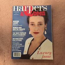 Harpers and Queen Magazine International (UK) March 1989 
