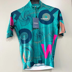 Camiseta deportiva de ciclismo EdWonder Wonderfool Infinite para hombre (verde azulado) - Imagen 1 de 7