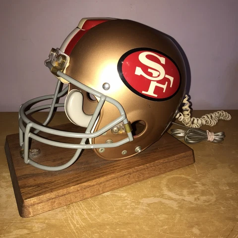 RARE VINTAGE SAN FRANCISCO 49ers RIDDELL NFL DRAFT DAY HELMET PHONE Cover
