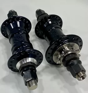 Profile BMX Mini Hub Set Both Axles 14mm Titanium Mid School Ti 9T Blk USA Rare - Picture 1 of 14