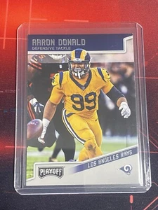 Tarjeta de fútbol americano 2018 Panini Playoff #103 Aaron Donald Los Angeles Rams - Imagen 1 de 2