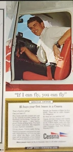 Cessna 150 Aircraft Plane Magazine Ad Picture Vintage Collectible Wall Art Gift - Imagen 1 de 1