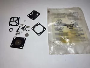 *Incomplete Carb Kit McCULLOCH Genuine OEM Part # 217083 Eager Beaver etc - Picture 1 of 2