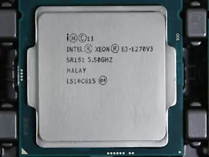 Intel Xeon E3-1270 V3 Quad Core 3.5GHz 8Mb 5GT/s LGA1150 CPU - SR151 - GRADE A! - Picture 1 of 1