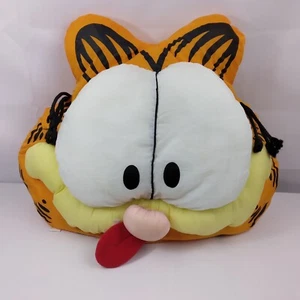 Vintage Garfield 17 Zoll Nylon Fallschirm Plüsch Katze Kissen Garfield & Friends - Bild 1 von 15