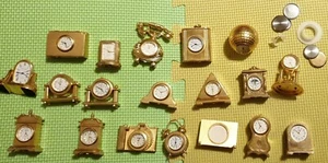 Gift Time Products Unisex Miniature Clock collection - Gold - Picture 1 of 8