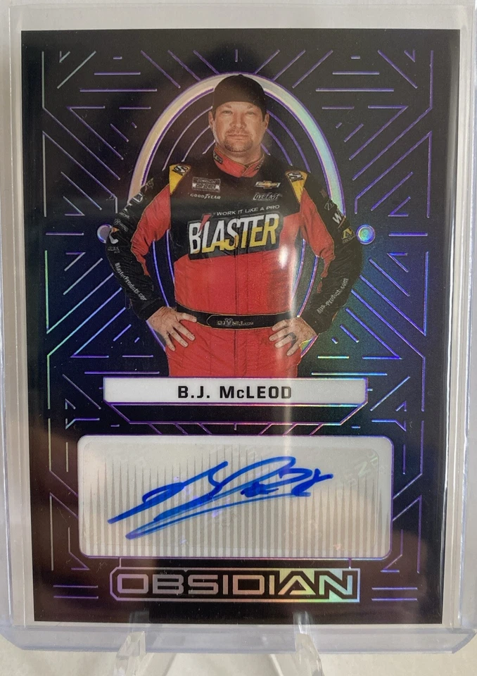 B.J. McLeod  41/49 Auto Obsidian Purple Electric Etch 2023 Chronicles Racing - Image 1 of 2