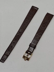 11 mm Milus Eidechse Leder Uhrenarmband Band Vintage NOS Swiss Made # X2 - Bild 1 von 4