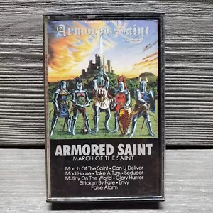 Armored Saint - March Of The Saint Cassette - 1984 Chrysalis Records - Picture 1 of 7