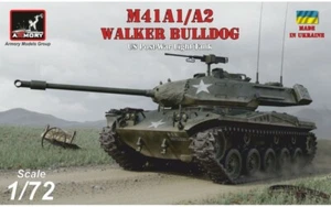 M41A1/A2 Walker Bulldog US Post WWII Light Tank model kit 1/72 Armory  72412 - Picture 1 of 6