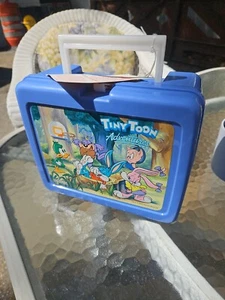 Vintage. Brotdose Tiny Toon Adventure 1990 WARNER BROS. NOS mit Thermoskanne & Papieren  - Bild 1 von 17