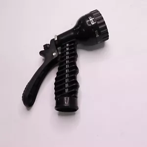 Adjustable Watering Gun Garden Nozzle Hose High Pressure Sprayer Black - Picture 1 of 4