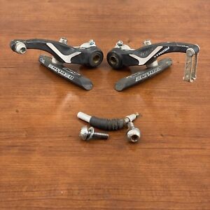 Promax BMX V-Brake Caliper Redline Pads Alloy Black 97 1997 90s Old School BMX