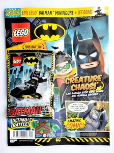 NEW LEGO SPECIAL EDITION DC BATMAN MAGAZINE EXCULSIVE BATMAN MINIFIGURE & JETSKI - Picture 1 of 4