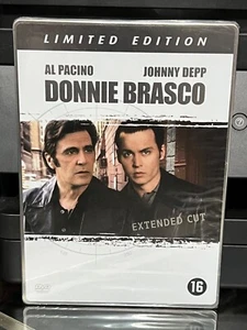Donnie Brasco (DVD) Extended Cut Limited Edition Steelbook IMPORT REGION 2! NEW! - Picture 1 of 7