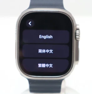 Apple Watch Ultra Titanium Case 49mm (GPS + Cellular) MQET3LL/A - Midnight Ocean - Afbeelding 1 van 12