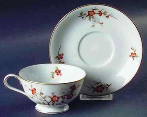 Noritake 5329 Cup & Saucer Set - 1950's Japan - Stunning China - Picture 1 of 3