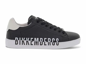 Sneakers Bikkembergs 19133B NB in black microfibre - Men's Shoes - Picture 1 of 5