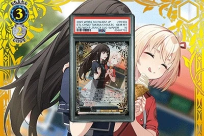 Blanco Negro PSA10 Chisato Takina LRC/WE47-P01EX firmado 2025 japonés - Imagen 1 de 4