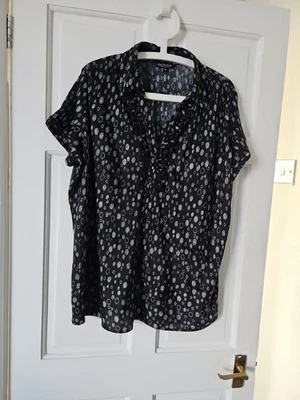 Womans Short Sleeve Blouse Top Size 18 - Image 1 of 4