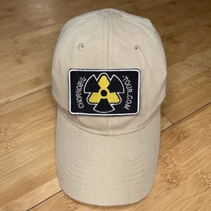 Chornobyl Tour Patch Chernobyl Ukraine Tan Khaki Adjustable Hat Cap Stick-Patch - Picture 1 of 18