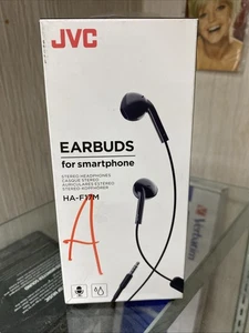 JVC Earbuds for Smartphone HA-F17M In-Ear Stereo Headphones - NIB (black) - Picture 1 of 1