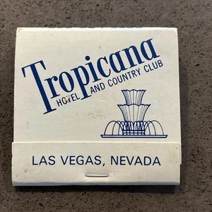 Casino Matchbook Tropicana Fountains Retro Las Vegas Nevada Folies Bergere - Picture 1 of 4