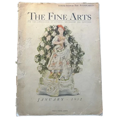 1932 Fine Arts Magazine Antiques Paintings Prints Furniture Drawings History — 第 1/4 张图片