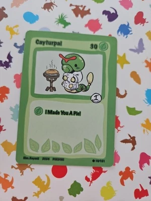 Cayturpal POKIDOKI  1st EDITION 2024 Chef Ken Lee Fan Art Caterpie - Image 1 of 4