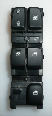 Interruptor maestro de ventana eléctrica Hyundai Veloster 2019 2020 2021 fabricante de equipos originales n.º de parte: 93570-J3100 Foto 1 de 4