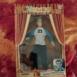 NSYNC JUSTIN TIMBERLAKE DOLL Action Figure COLLECTIBLE MARIONETTE NEW B14 - Picture 1 of 1