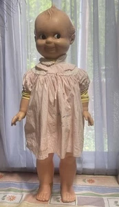 VINTAGE GROSSE 27 ZOLL KAMEE KEWPIE PUPPE 1966 EINIGE BESCHÄDIGUNGEN Fußrücken - Bild 1 von 18